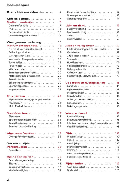 2022 Audi Q3 Owner's Manual | Dutch