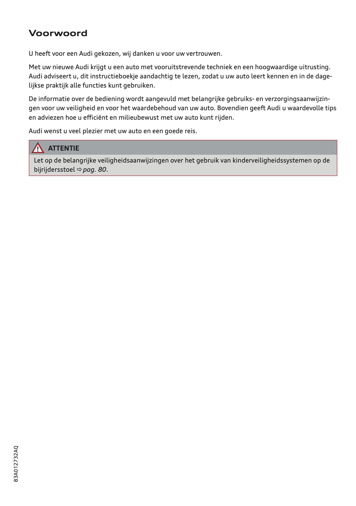 2023-2024 Audi Q3 Owner's Manual | Dutch