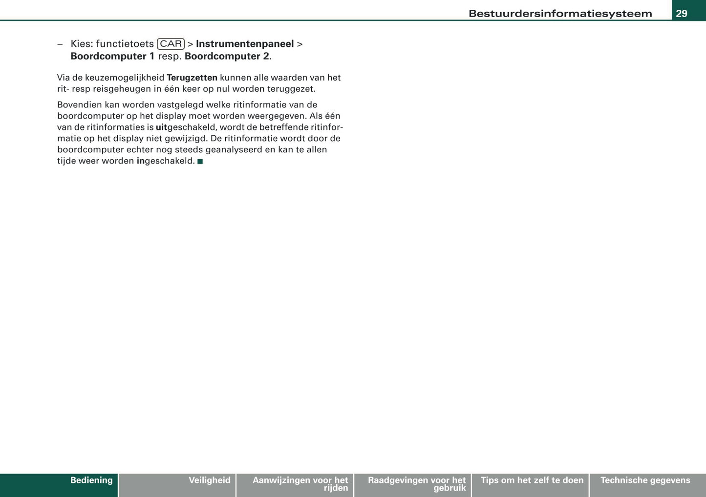 2009 Audi Q5 Gebruikershandleiding | Nederlands