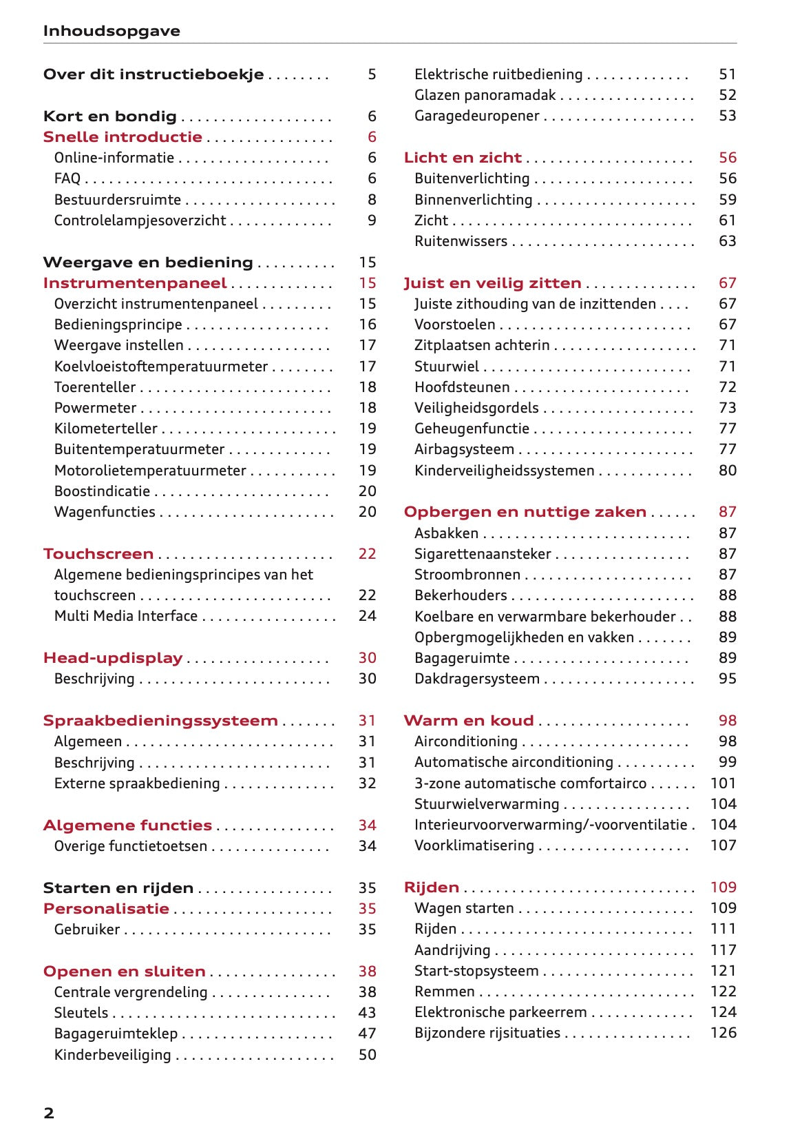 2020-2021 Audi Q5 Gebruikershandleiding | Nederlands