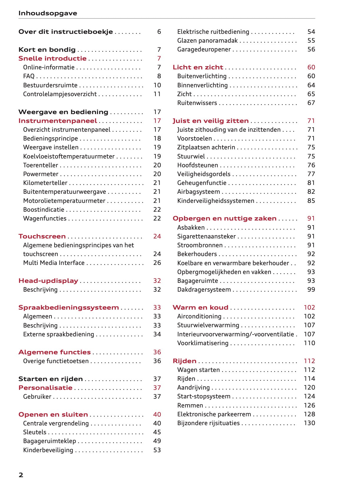 2022 Audi Q5 Gebruikershandleiding | Nederlands