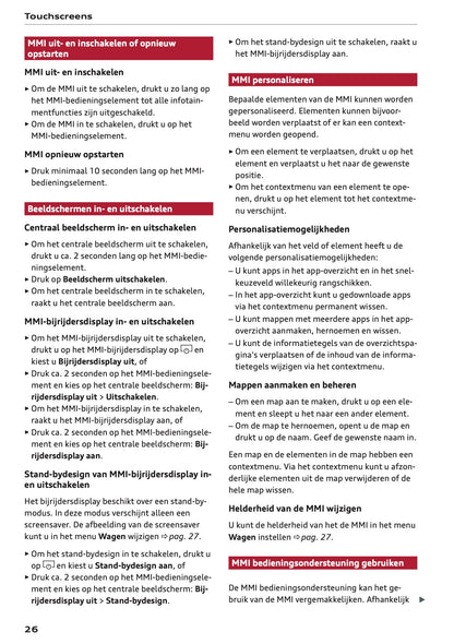 2025 Audi Q6 e-tron Owner's Manual | Dutch