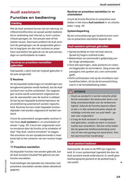2025 Audi Q6 e-tron Owner's Manual | Dutch