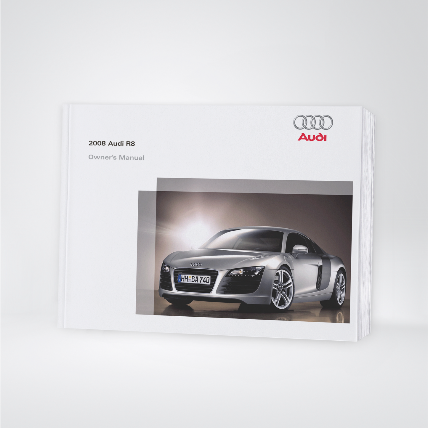 2008 Audi R8 Gebruikershandleiding | Engels