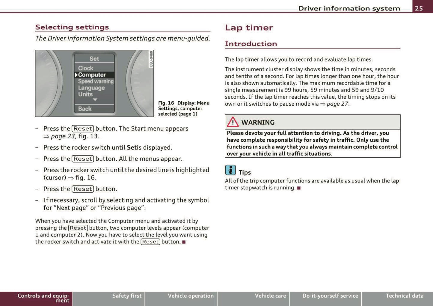 2010 Audi R8 Owner's Manual | English US