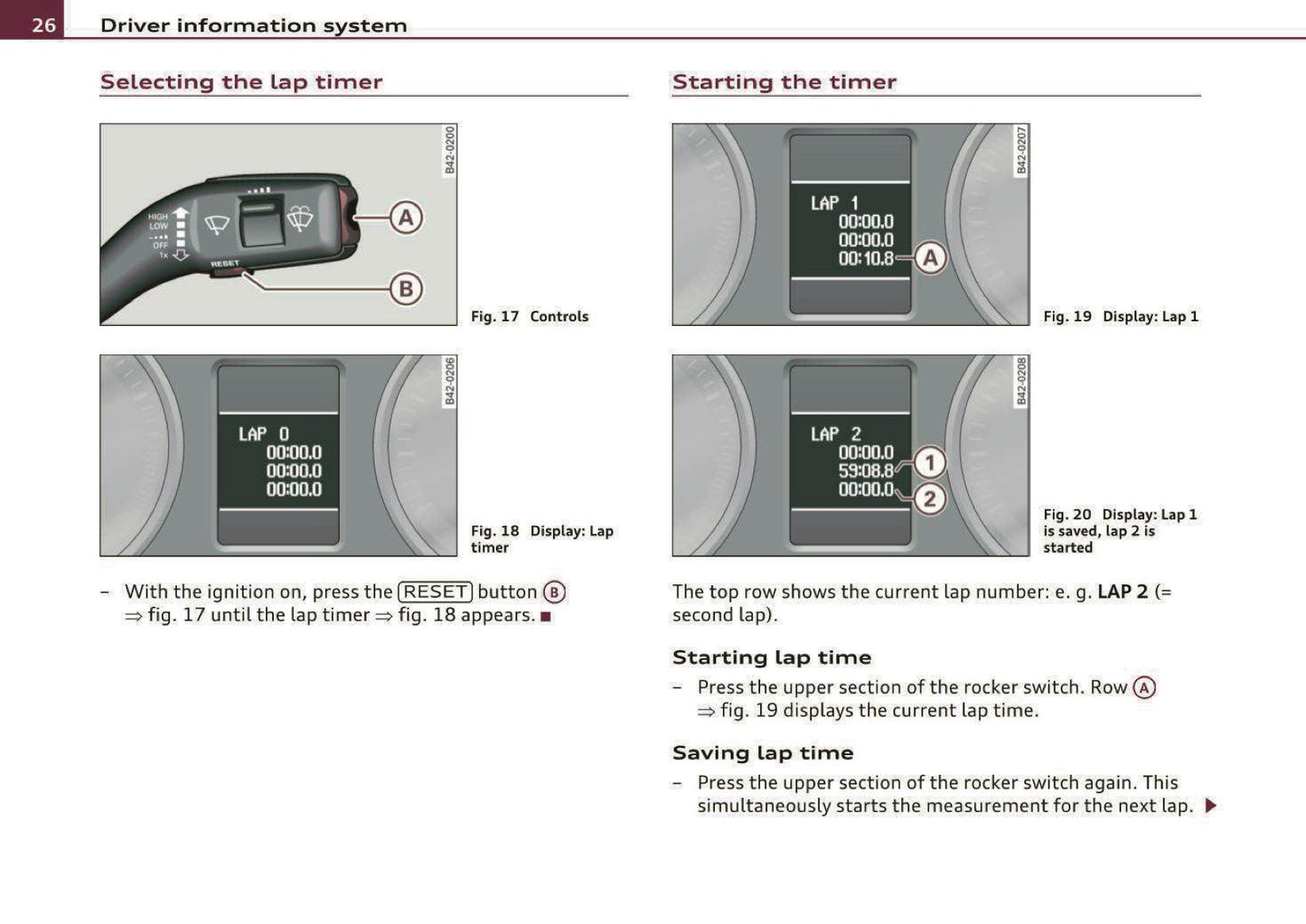 2010 Audi R8 Owner's Manual | English US