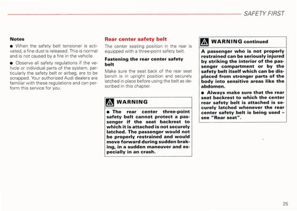 2003 Audi RS 6 Owner's Manual | English