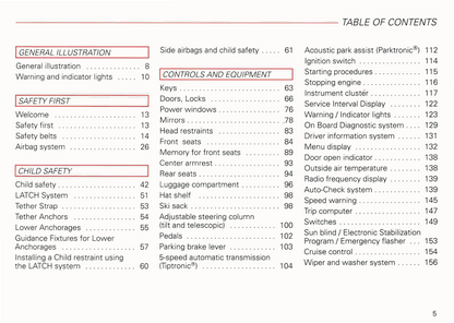 2003 Audi RS 6 Owner's Manual | English