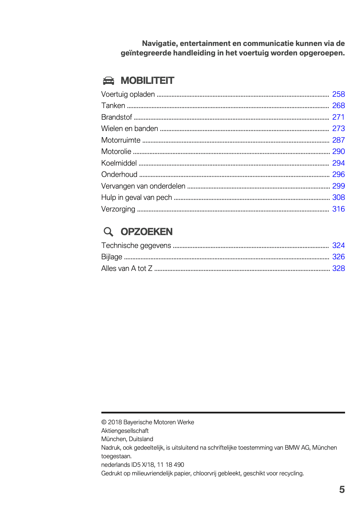 2018-2019 BMW 2 Series Active Tourer Plug-in-Hybrid Owner's Manual | Dutch