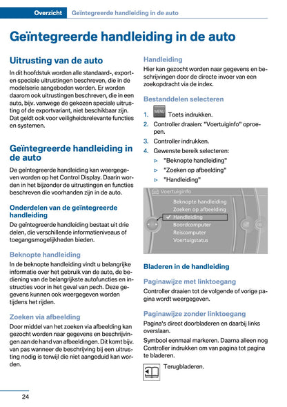 2012 BMW 5 Series Owner's Manual | Dutch