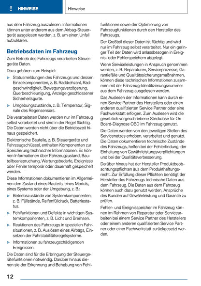 2018 BMW 5 Series Touring Owner's Manual | German