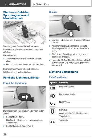 2018 BMW 5 Series Touring Owner's Manual | German