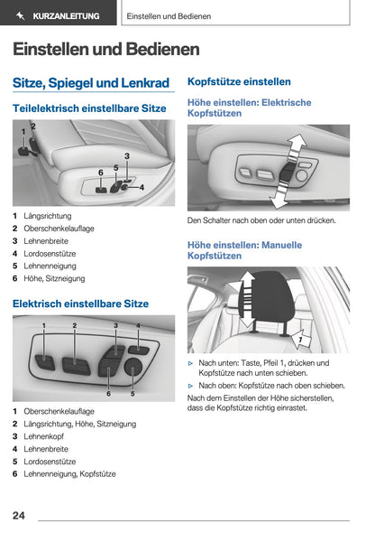 2019 BMW 5 Series Touring Bedienungsanleitung | Deutsch