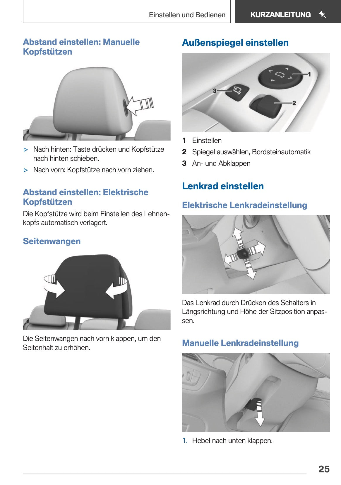 2019 BMW 5 Series Touring Bedienungsanleitung | Deutsch