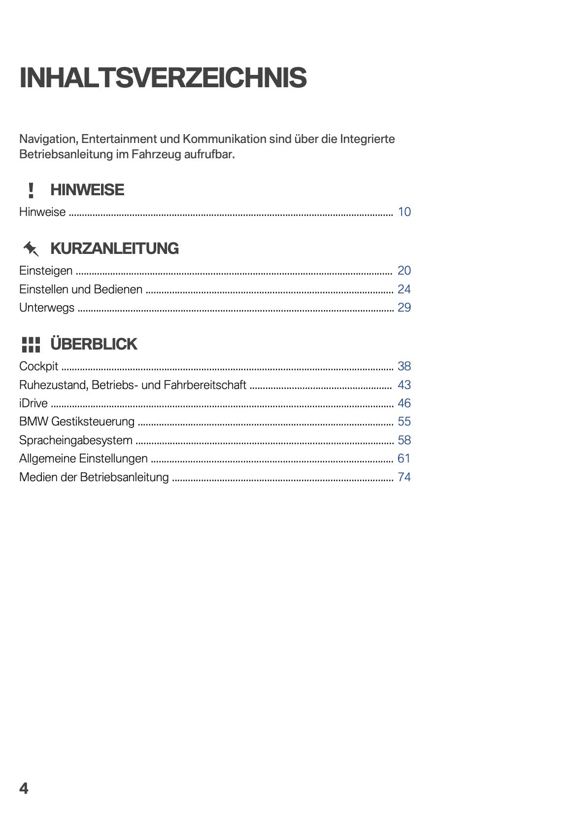 2019 BMW 5 Series Touring Bedienungsanleitung | Deutsch