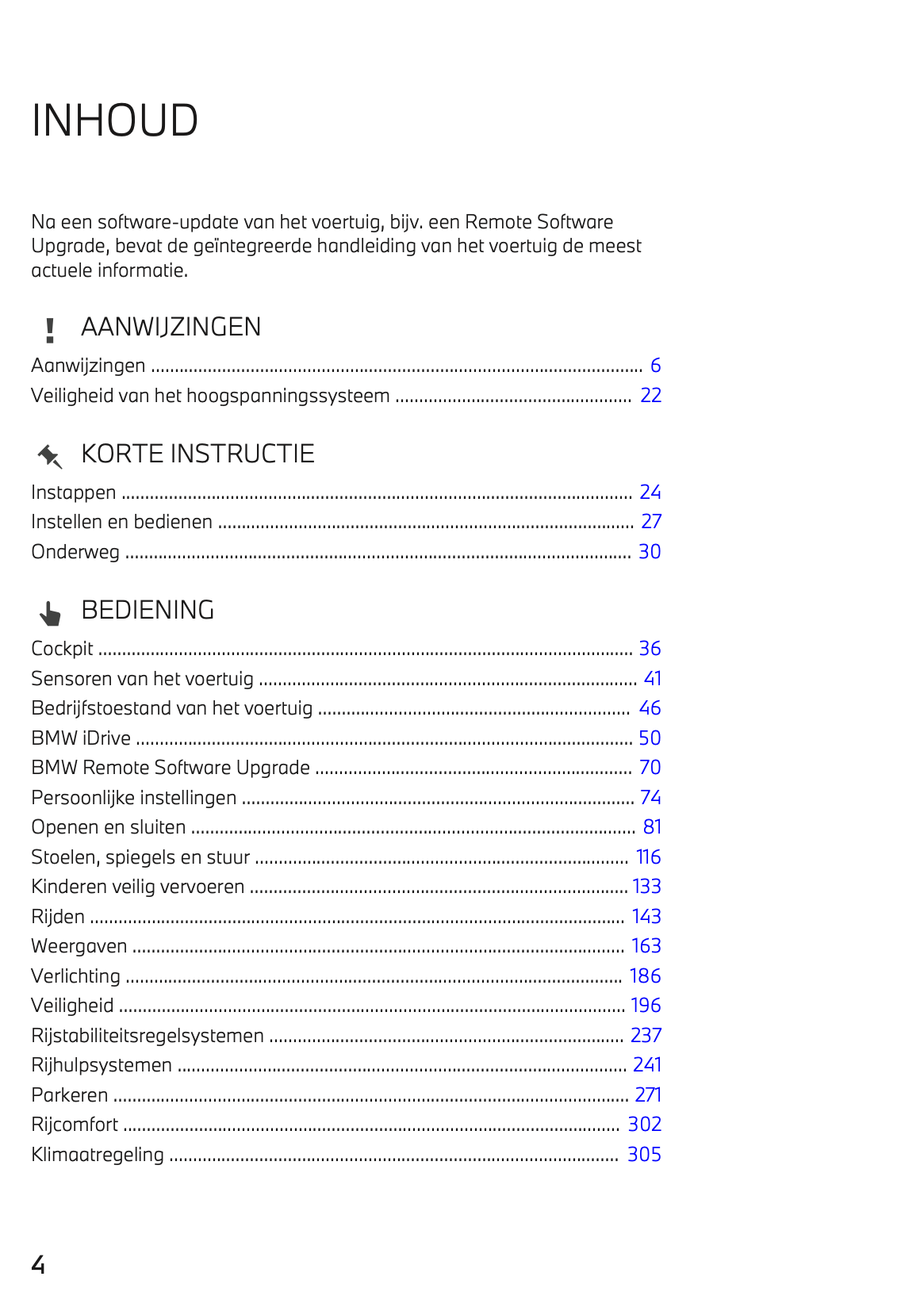 2022-2023 BMW i7 Owner's Manual | Dutch