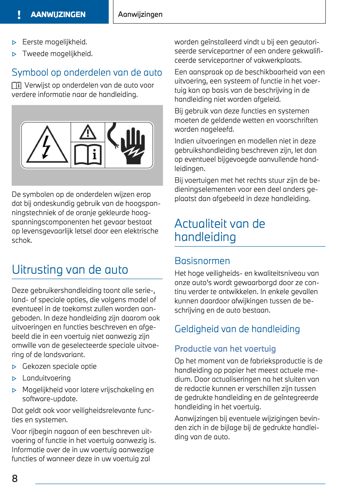 2022-2023 BMW i7 Owner's Manual | Dutch