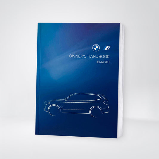 2023 BMW iX3 Owner's Manual | English