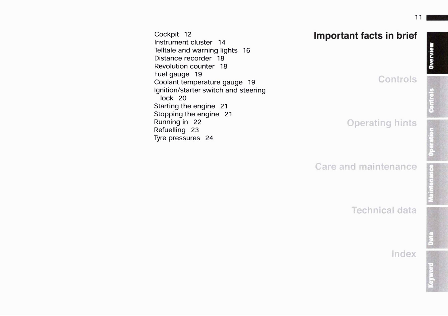 1997 BMW 8 Series Owner's Manual | English