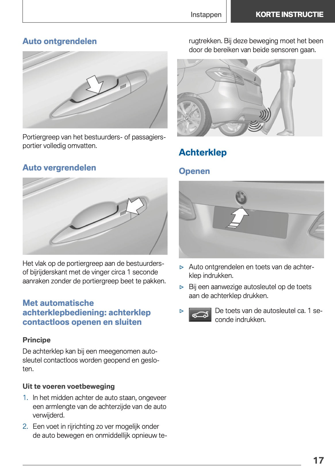 2021-2022 BMW X1 Owner's Manual | Dutch