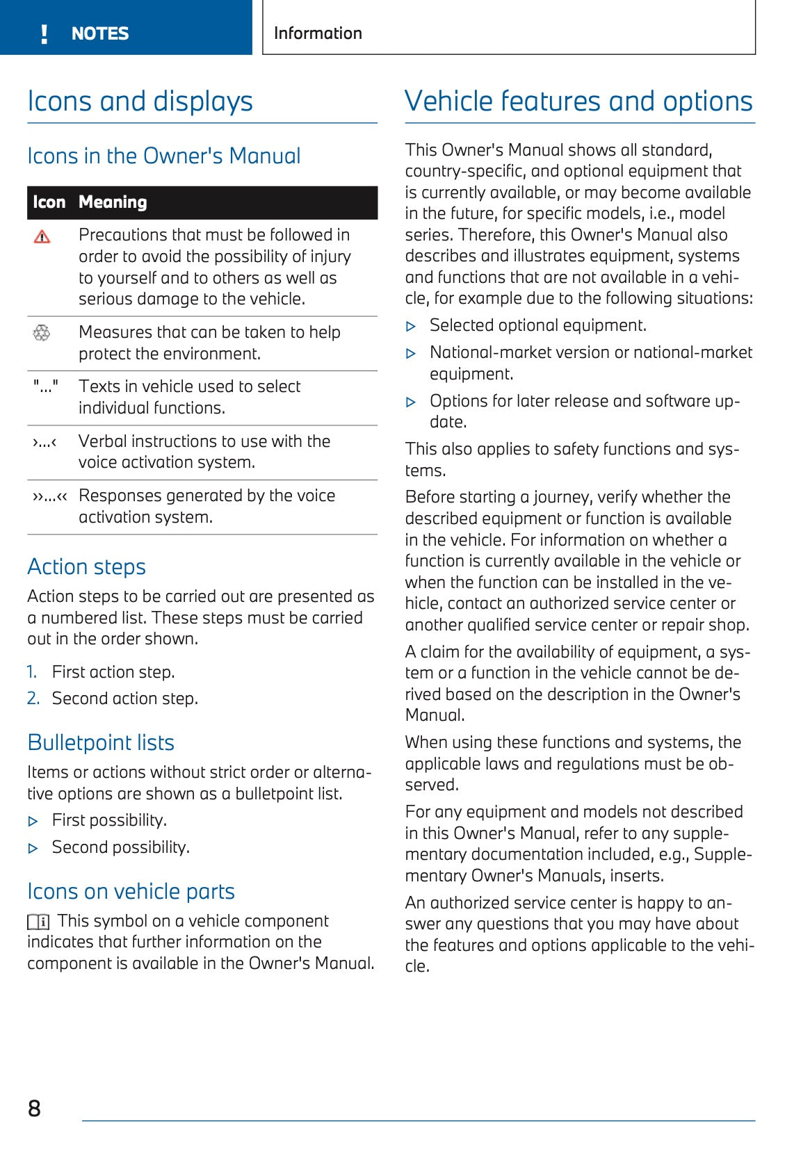2025 BMW X1 Owner's Manual | English