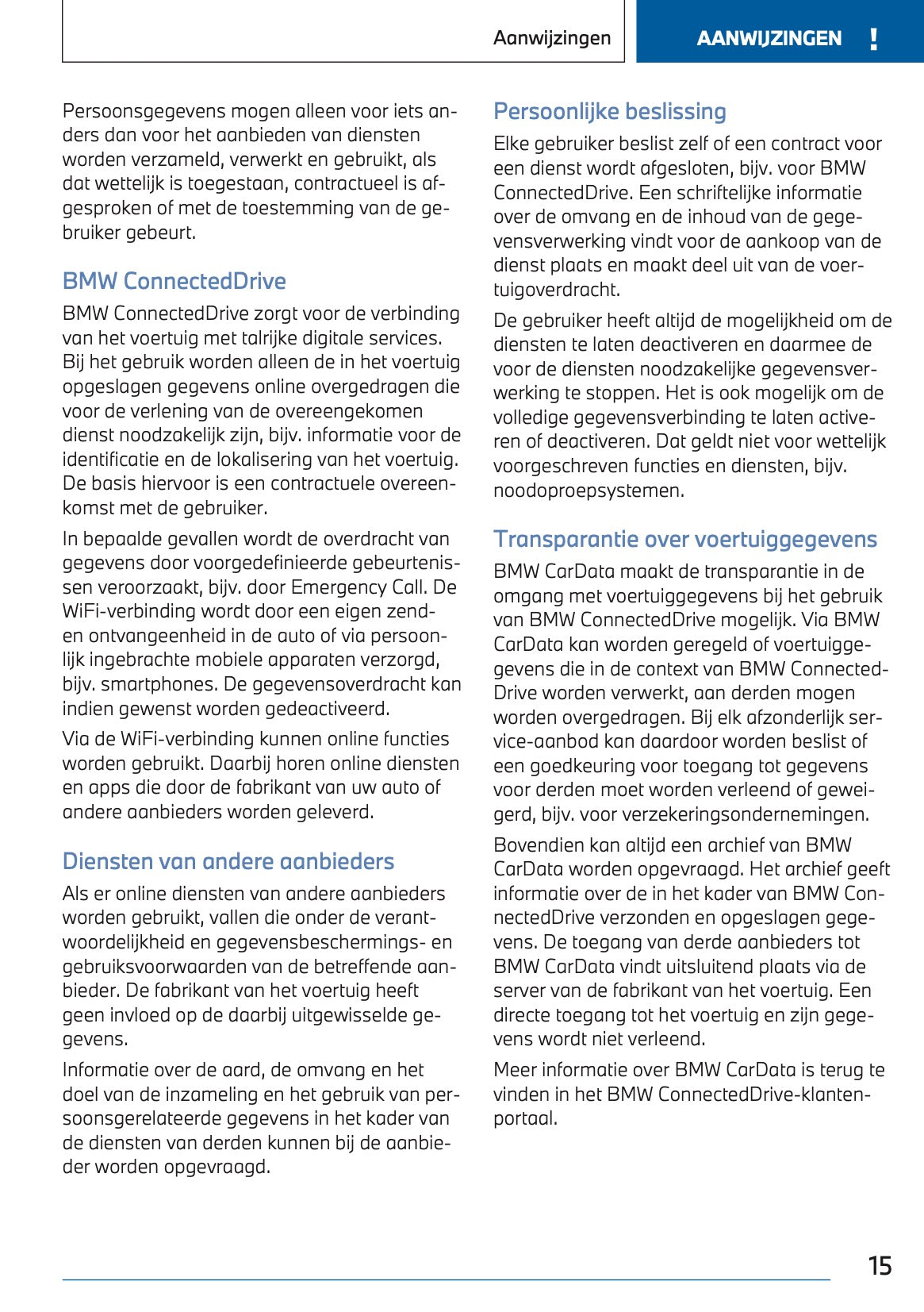 2022-2023 BMW X2 Plug-in-Hybrid Owner's Manual | Dutch