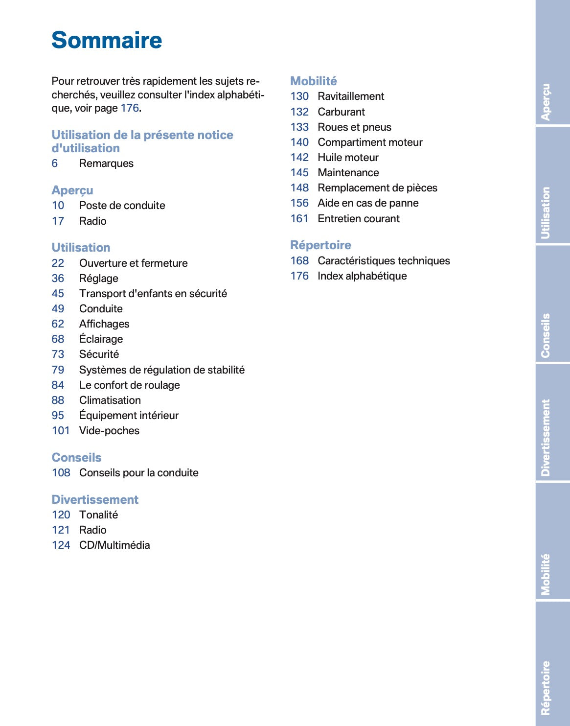 2011 BMW X3 Manuel du propriétaire | Français