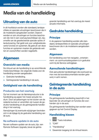 2020 BMW X3 Plug-in-Hybrid Owner's Manual | Dutch