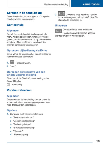 2020 BMW X3 Plug-in-Hybrid Owner's Manual | Dutch