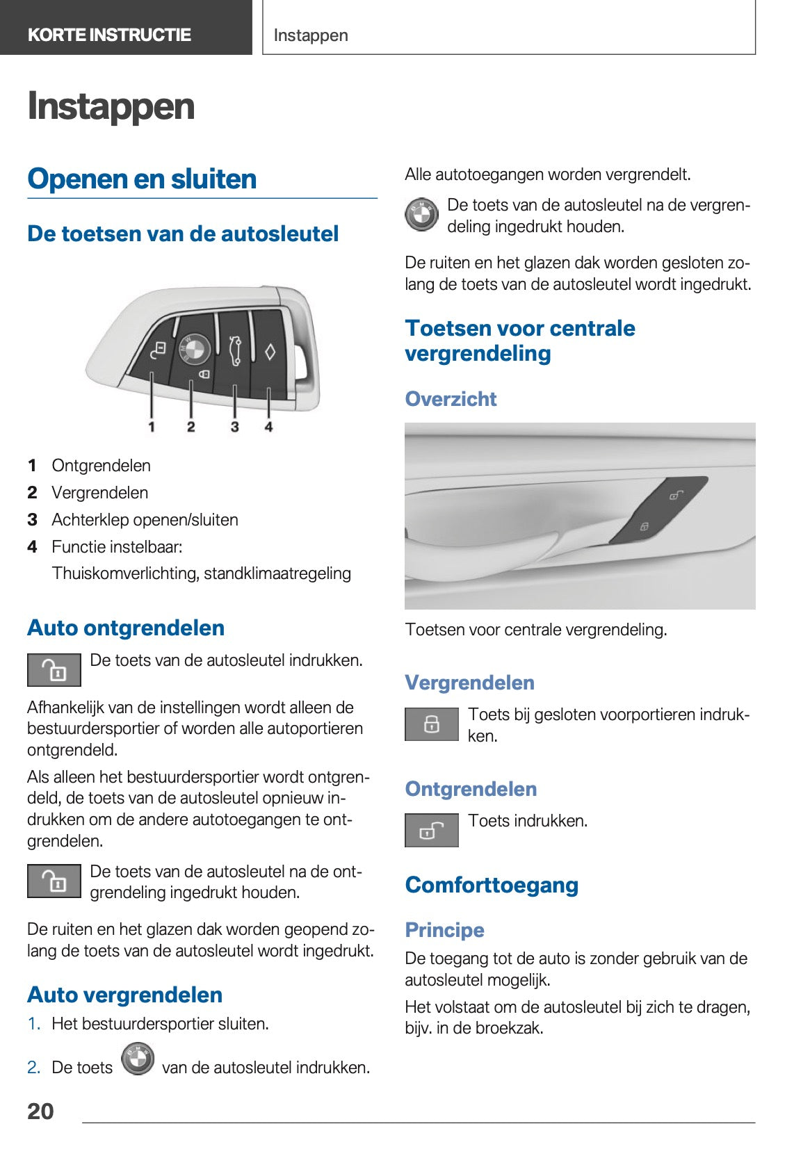 2020 BMW X3 Plug-in-Hybrid Owner's Manual | Dutch