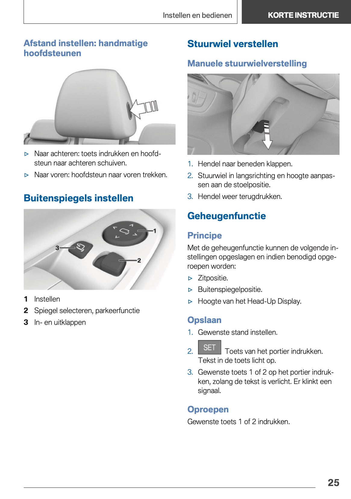 2020 BMW X3 Plug-in-Hybrid Owner's Manual | Dutch