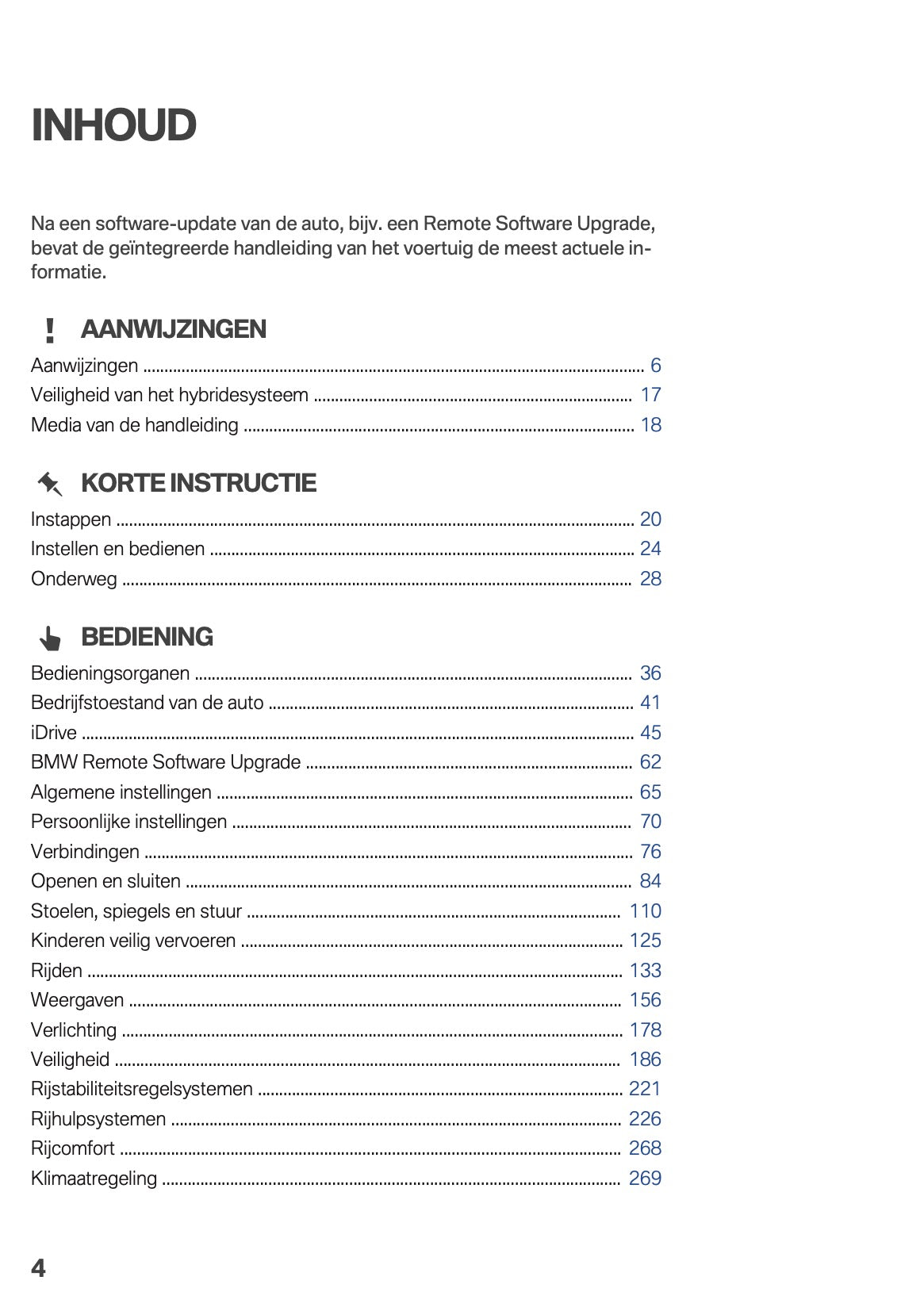 2020 BMW X3 Plug-in-Hybrid Owner's Manual | Dutch
