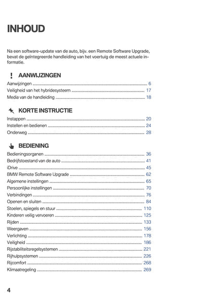 2020 BMW X3 Plug-in-Hybrid Owner's Manual | Dutch