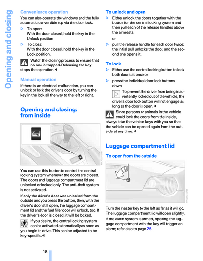 2005 BMW Z4 Owner's Manual | English