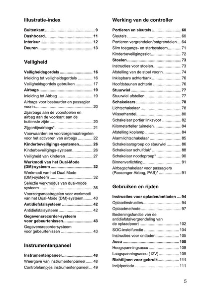 2024-2026 BYD SEAL U DM-i Owner's Manual | Dutch