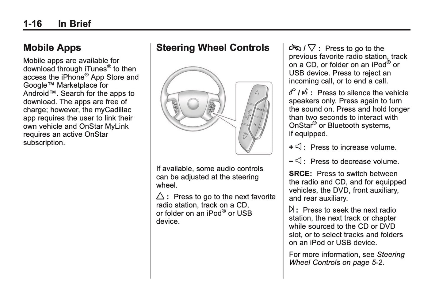 2012 Cadillac Escalade EXT Owner's Manual | English