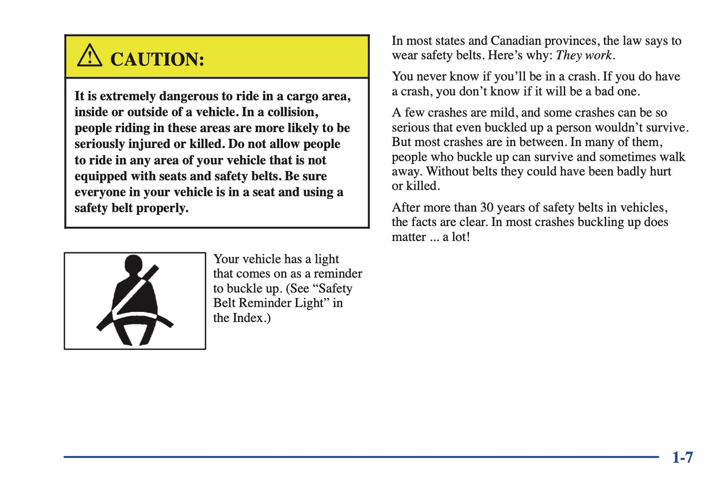 2000 Chevrolet Camaro Owner's Manual | English US