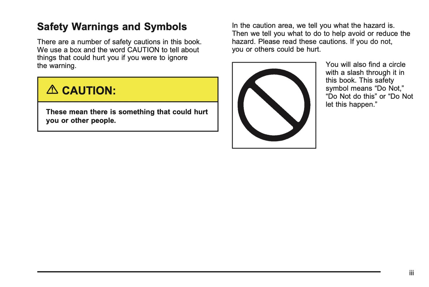 2005 Chevrolet Kodiak Owner's Manual | English US