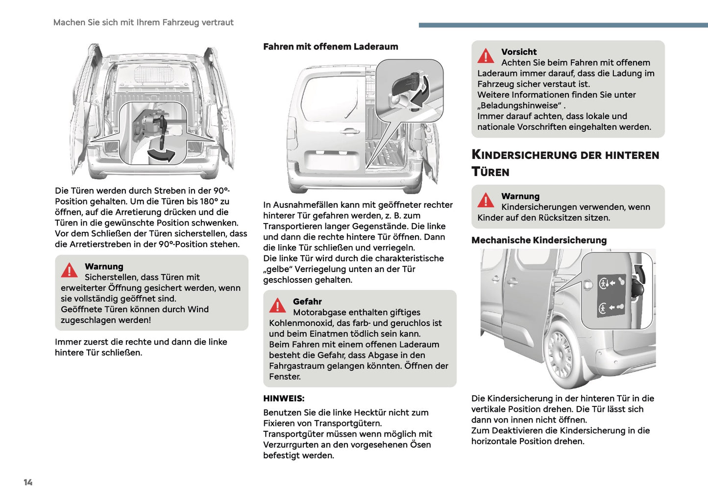 2025 Citroën Berlingo/Berlingo Van Owner's Manual | German