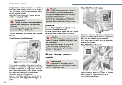 2025 Citroën Berlingo/Berlingo Van Owner's Manual | French