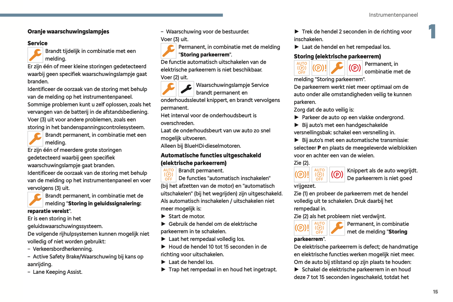 2024 Citroën Berlingo/ë-Berlingo/Berlingo Van/ë-Berlingo Van Owner's Manual | Dutch