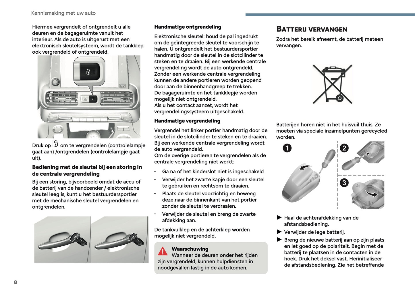 2025 Citroën Berlingo/Berlingo Van Owner's Manual | Dutch