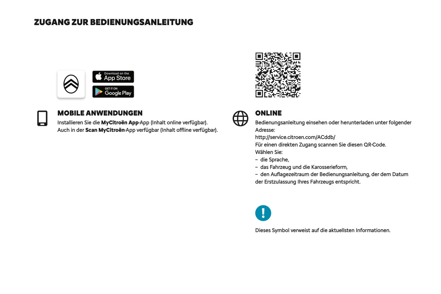 2024-2025 Citroën C3 Aircross Owner's Manual | German