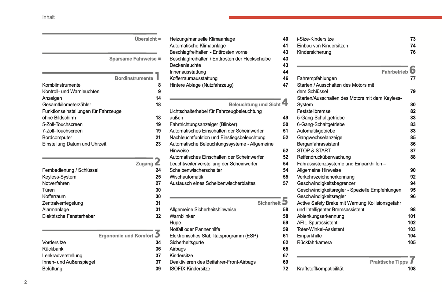 2022-2024 Citroen C3 Gebruikershandleiding | Duits