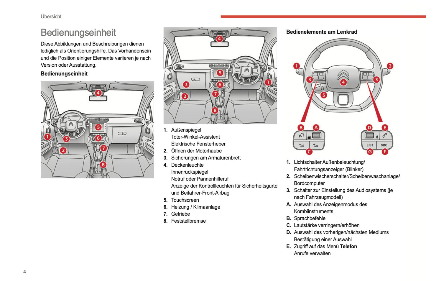 2022-2024 Citroen C3 Gebruikershandleiding | Duits