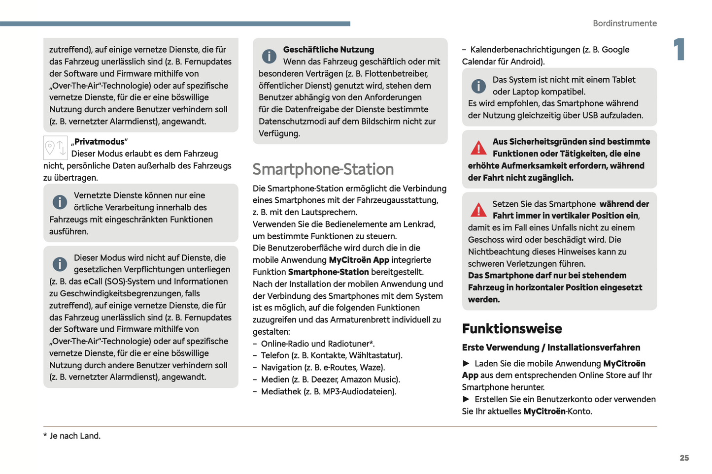 2024 Citroën C3 Owner's Manual | German