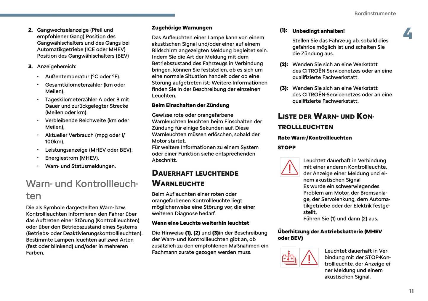 2025 Citroën C3 Owner's Manual | German