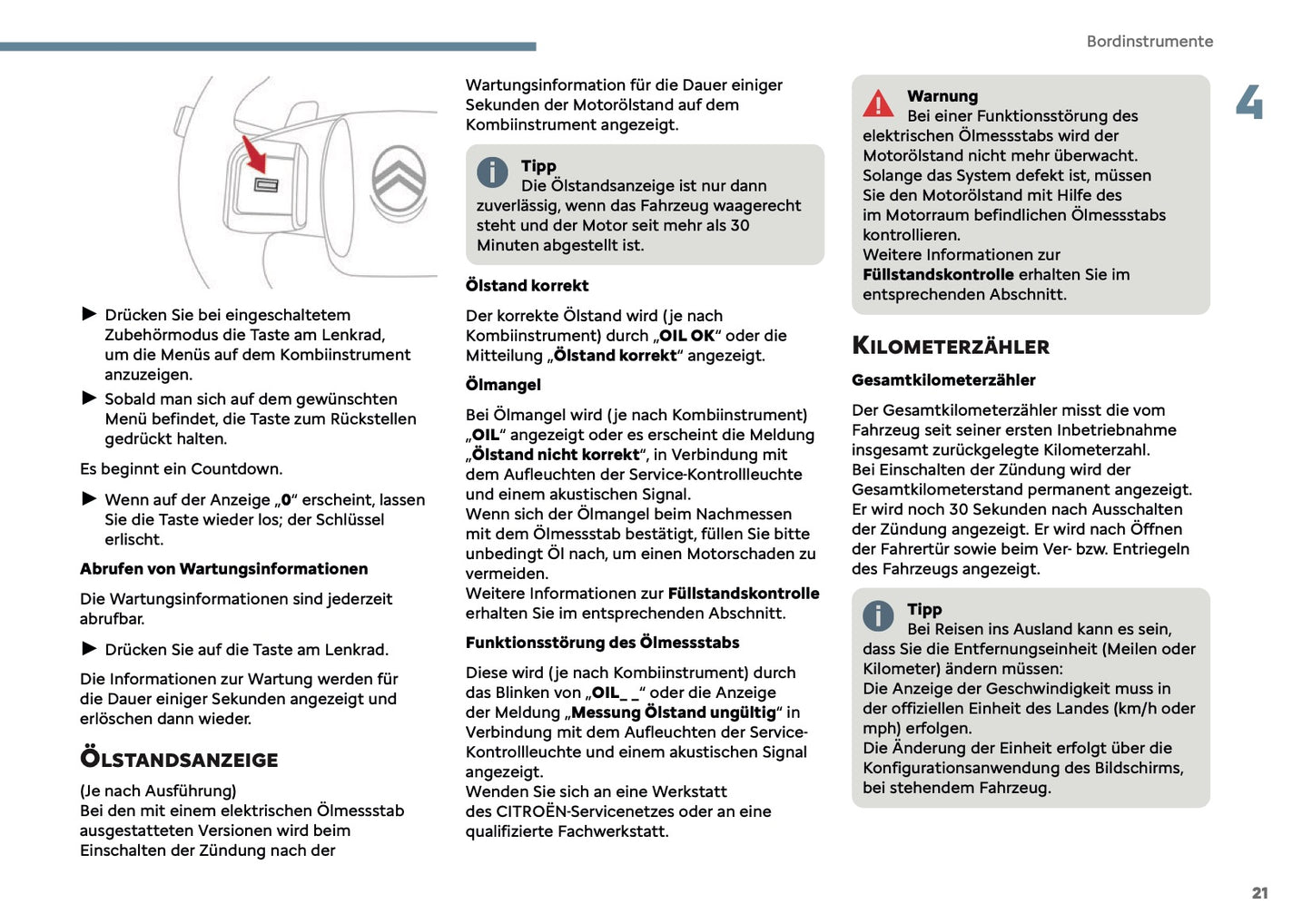 2025 Citroën C3 Owner's Manual | German