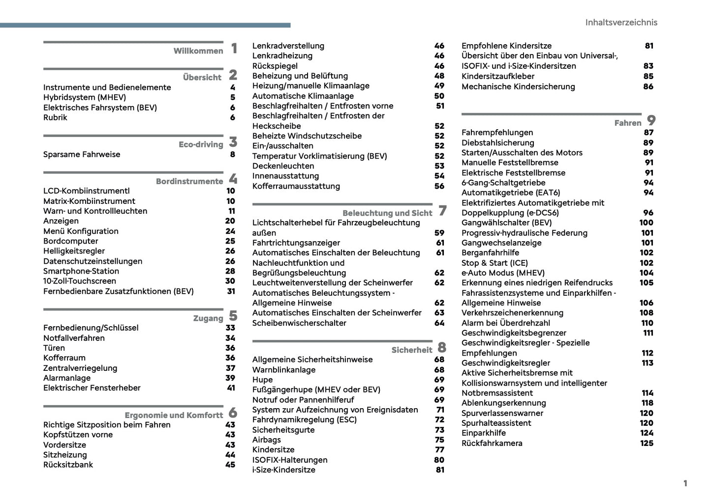 2025 Citroën C3 Owner's Manual | German