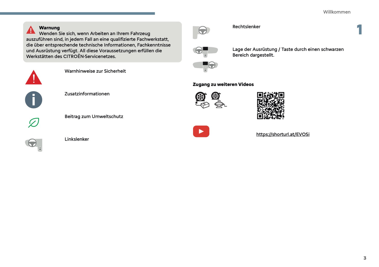 2025 Citroën C3 Owner's Manual | German